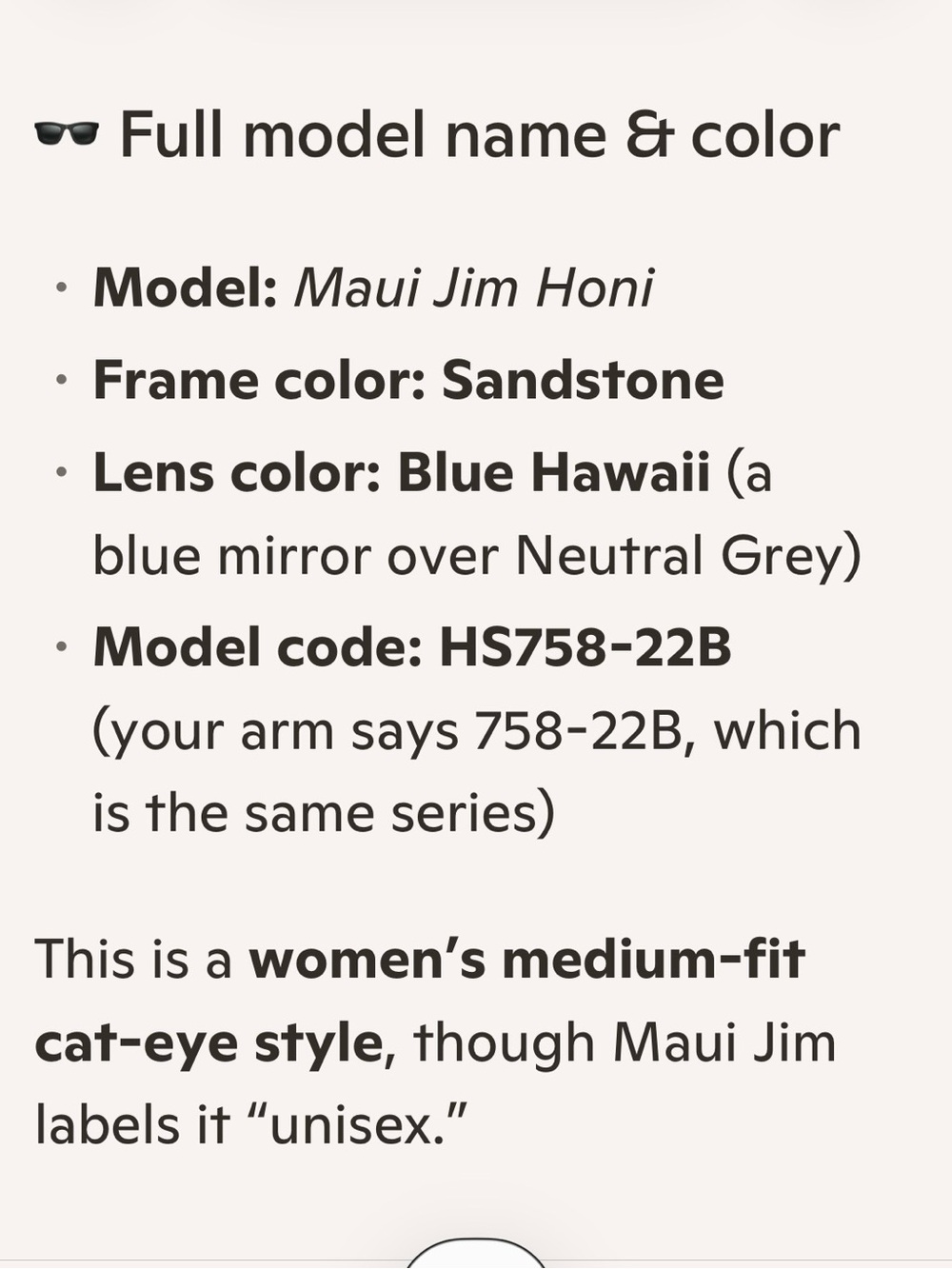 Maui Jim Honi Brown Gradient Frame with Brown Lenses Sunglasses women’s - Picture 6 of 8